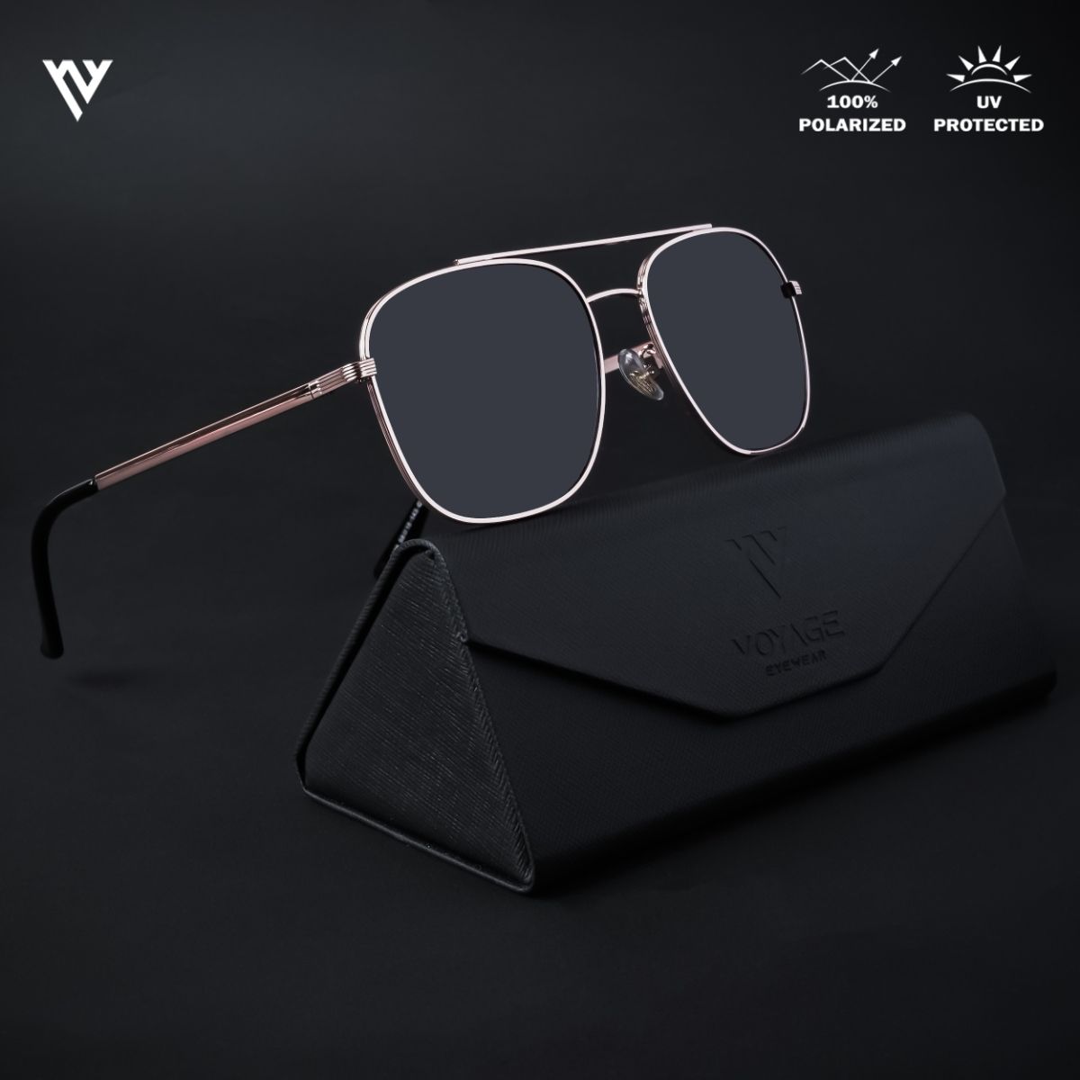 Buy Voyage Grey Wayfarer Sunglasses for Men & Women - 2337Mg3873 (58) online